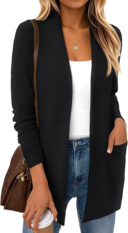 LILLUSORY Cardigan for Women Lightweight Cardigans Fall Fashion Outfits