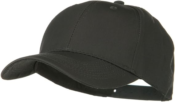 Solid Cotton Twill Low Profile Snap Cap - Charcoal Grey