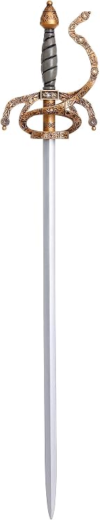 Fun Costumes Princess Bride Inigo Montoya Sword Accessory for Adults - 36" Prop, Faux Gem Pommel - Officially Licensed