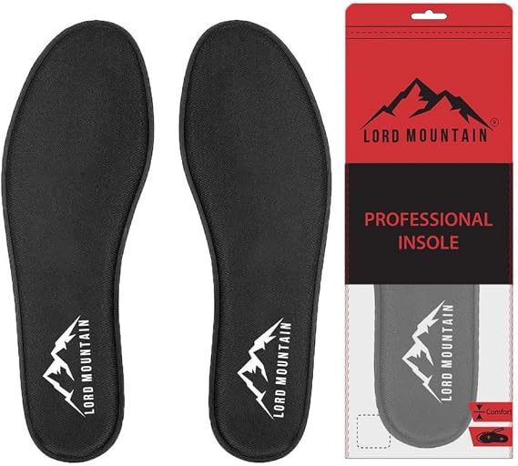 Memory Foam Ayakkabı Yumuşak Konforlu Ergonomik Tabanlık,Yumuşak Konforlu Ergonomik Gündelik Spor İç Taban,rahat ve destekleyici erkek,kadın unisex Siyah 44-45