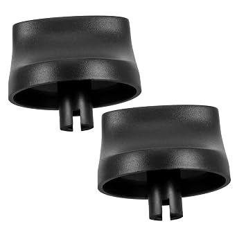 2Pcs Timer Control Knobs Universal Rotary Knob Replacement for Commercial Timers Plastic Caps for Ovens and Stoves
