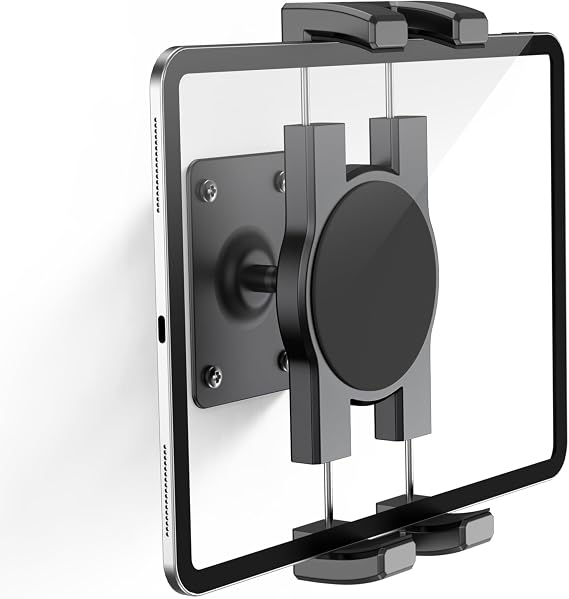Tablet Wall Mount, 360 Rotating iPad Wall Mount Holder Bracket Base Stand