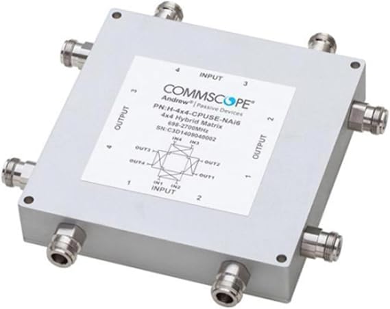CommScope/Amphenol - H-4X4-CPUSE-NAI6-555-2700 MHz 4X4 High Power Hybrid Matrix