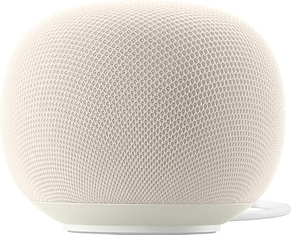 Google - プレミアムオーディオスピーカー - 360度サウンド磁器。