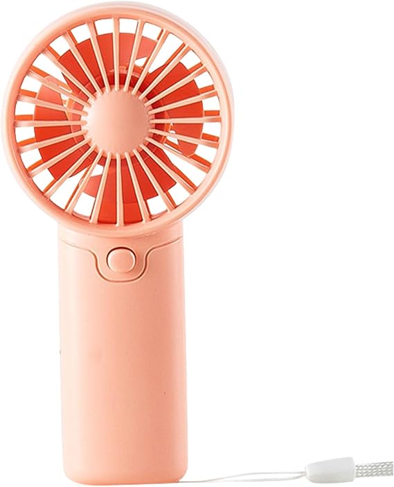Handheld Fan Rechargeable, Ultra Quiet Powerful Lightweight Handheld Fan Rechargeable,High-Speed Portable Le Battery Operated Small Fans Portable for Outdoor Hiking Vacation Traveling