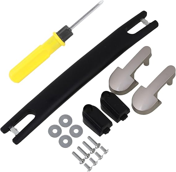 SHANOER Handle Grip Replacement for Suitcase Luggage Case,Black Flexible Handle Pulls 7.87" Length (20cm)