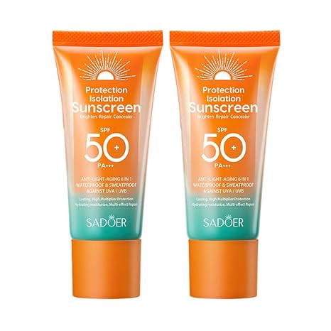 2 x Sun Cream SPF 50+ Sun Lotion Moisturising Sun Protection Lotion Sun Lotion Sun Lotion High Sun Protection Milk SPF 50+ Sun Lotion Sun Cream Moisturiser Skin Friendly