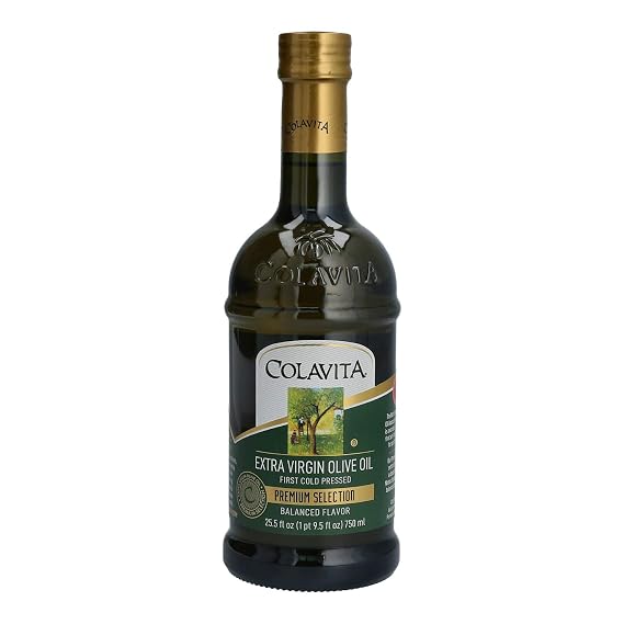 Colavita Premium Selection Extra Virgin Olive Oil Glass Bottle 25.5 Fl Oz