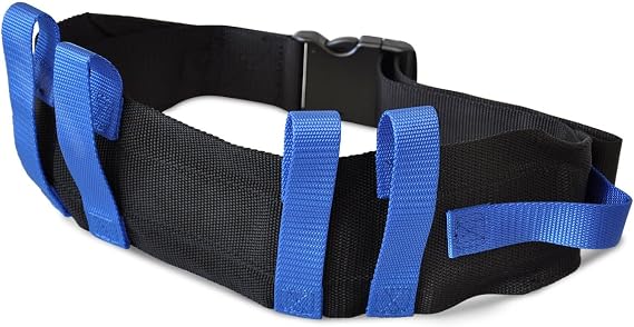 NYOrtho Gait Belt (275lbs) - Transfer Belt with 6 Heavy Handles -Lift Assist for Elderly and Patient Care - Gait Belts Transfer Belts for Seniors with Easy Fasten Buckle | Adjustable Size 28 to 55