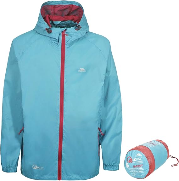 Trespass Unisex Waterproof Packaway Jacket Qikpac