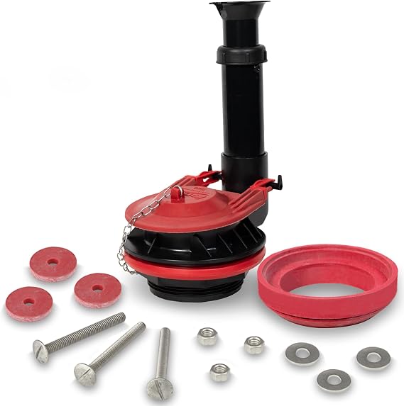 Korky Large 3-Inch Toilet Flush Valve Kit Fits Many Brands - 5030