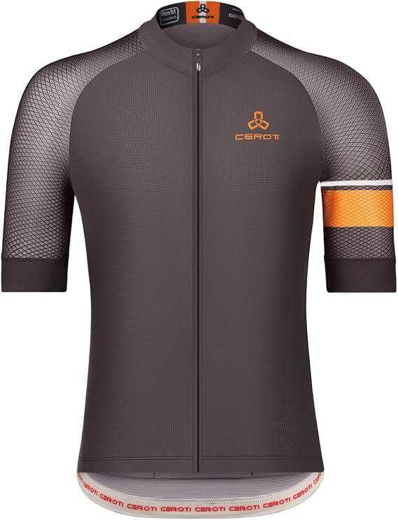 CEROTIPOLAR Snug Fit Men AirCool Cycling Jersey Bike Shirts UPF50+,PRO Dry Fit Light Weight Fabric