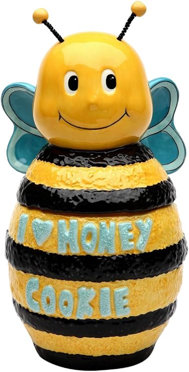 Appletree Design Bee Cookie Jar, 10-Inch