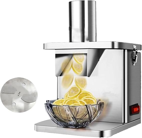 Electric Vegetable Dicer Machine for Commercial Food Prep - Dices, Slices, Shreds Potatoes, Carrots with Heavy-Duty 304 Stainless Steel