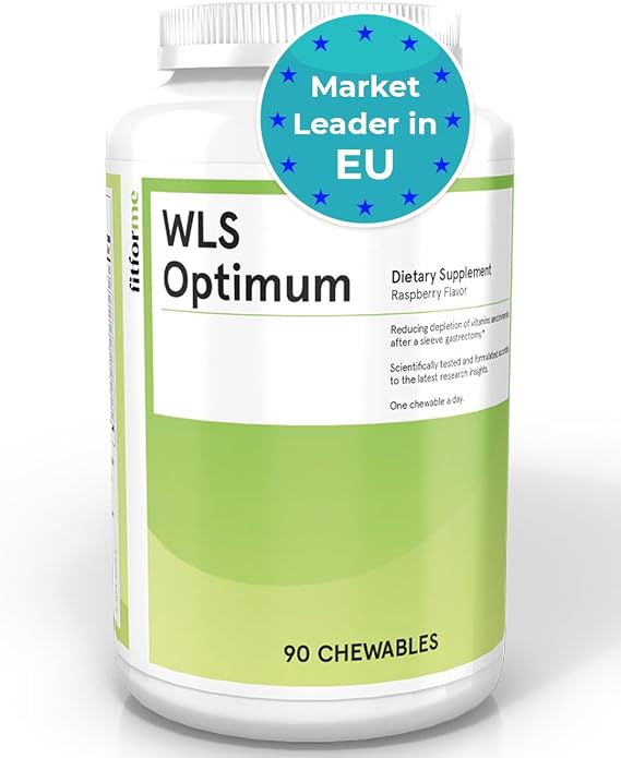 FitForMe Bariatric Multivitamins After Gastric Sleeve - One a Day WLS Optimum Chewable - 90 Days Supply of Vitamins & Minerals, Scientifically Proven - Last Batch