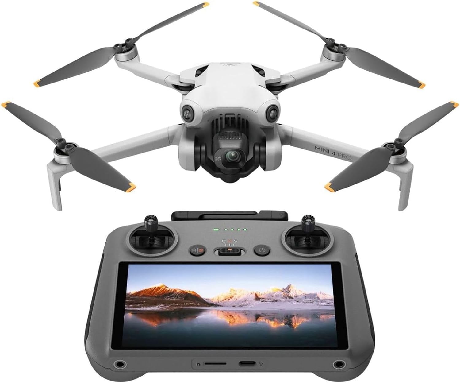 DJI Mini 4 Pro DJI RC 2, Drones with Camera for Adults 4K, Under 0.549 lbs249 g, 34 Mins Flight Time, 20km Max Video Transmission Distance, Omnidirectional Vision Sensing, Mini Drone for Beginners