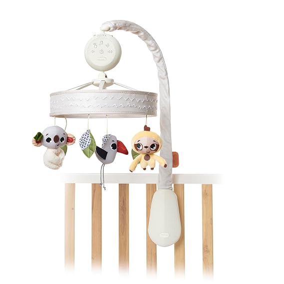 Tiny Love Boho Chic Luxe Musical Mobile, Auto-Timer, LED Light, Variety of Music, Shushing, and White Sounds