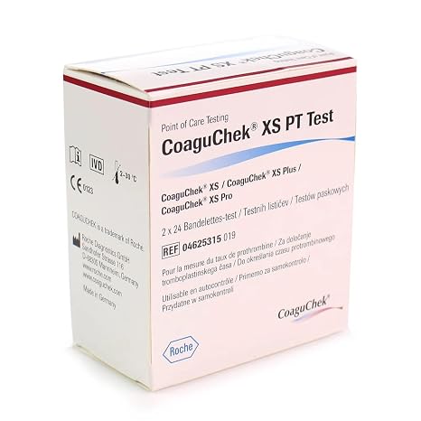 Coaguchek XS PT Test Strips 48 (2 x 24)