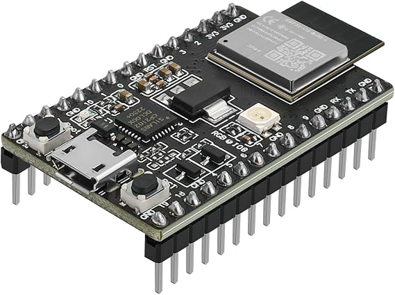 1pcs ESP32-C3-DevKitM-1 Development Board Integrated 2.4GHz WiFi & Bluetooth 5 Dual Mode Built-in CP2102 USB to UART Bridge, Stacked 4MB Flash, 15 GPIOs, On-Board PCB Antenna for IoT Development