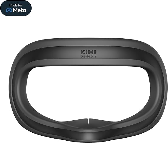 KIWI design F4 Ergonomic Silicone Facial Cover for Quest 3S (Made for Meta)