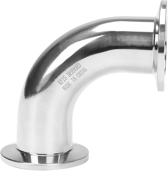 DERNORD KF-25 Elbow 90 Degrees Vacuum Fittings Stainless Steel 304 Pipe Fittings