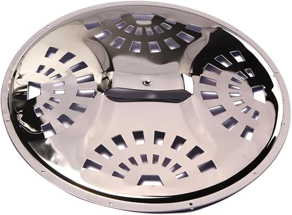 Vaguelly Resonator Guitar Cover Plate Iron Dobro Cover Plate 28.1x28.1x0.15cm Classic Resophonic Guitar Cover Plate for Replacement