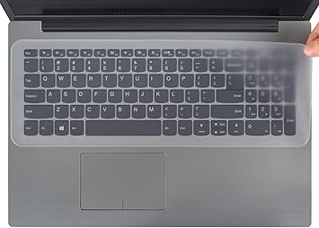 15.6 16 inch Laptop Keyboard Cover Protector Universal for 15.6" 16" Laptop Notebook Keyboard, Ultra Thin Waterproof Dustproof Silicone Keyboard Skin
