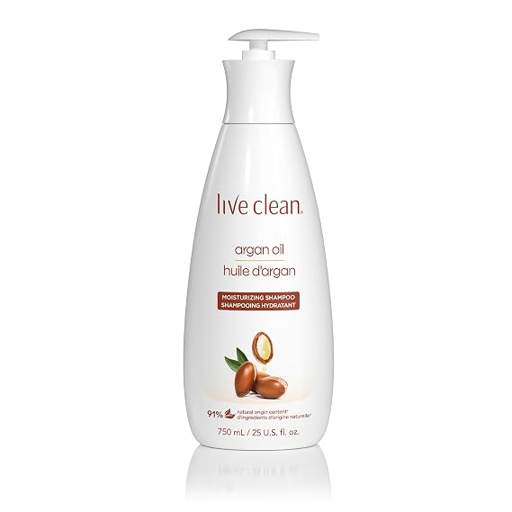Live Clean Argan Oil Shampoo, 750 ML