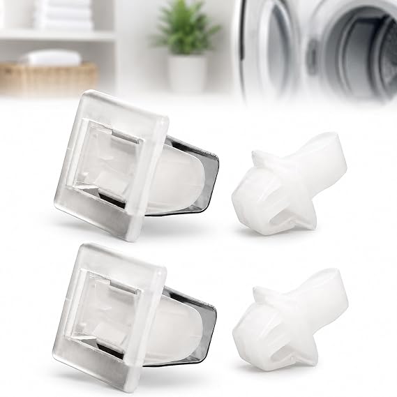 279570 Dryer Door Latch Kit Compatible with Whirlpool Kenmore KitchenAid Roper Dryer, Repalces 236877 420198 423232 279337 3392538 AP3094183 PS334230 by Podoy (Pack of 2)