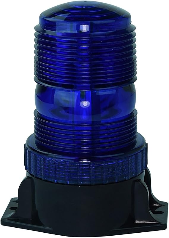Signaworks LED Strobe Light,10-110 VDC, Burst Flash, Fork Lift Truck or Indistrial Signal (Blue)