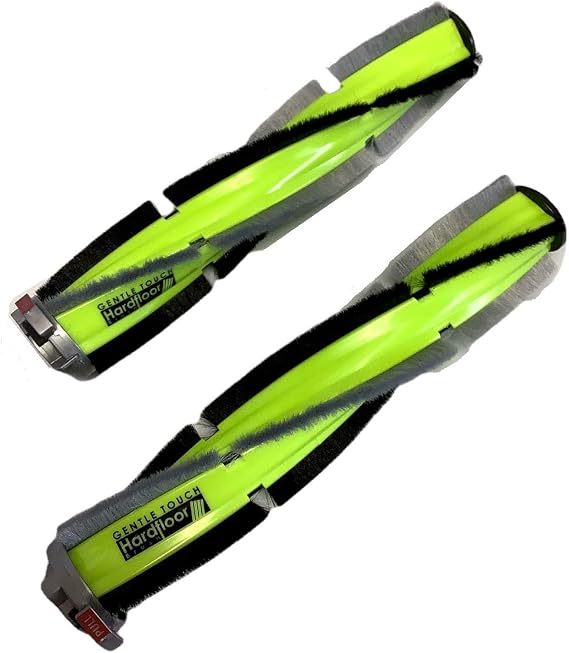 Hard Floor Replacement Soft Brushroll with Gentle Touch for Shark AH400 AH401 AH452 AH454, 2-Pack, Green