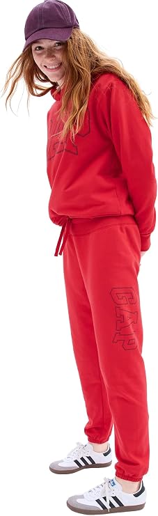 Gap Women's Oversized Logo Fleece Jogger Sweatpants