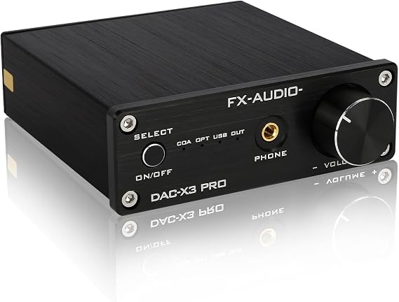 FX-Audio DAC-X3PRO USB DAC ESS9023 Headphone Amplifier CS8416 Support ASRC Transmission HiFi Portable Decoder Headphone Amp
