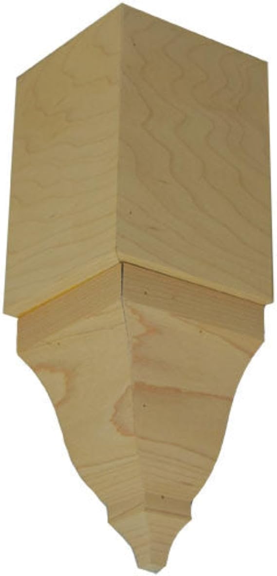 EWCR81 Crown Inside Corner Block 4-1/4" Tall x 3" deep. Unfinished