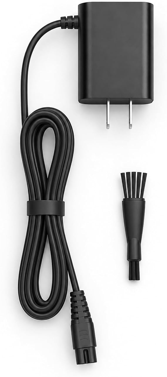 VHBW 4.5V Charger for BaBylissPRO FX870 FX825 Clippers, 2-Pin Cord