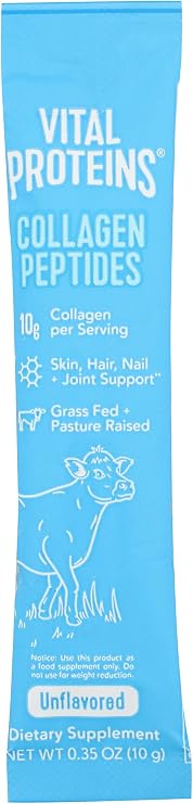 Vital Proteins, Unflavored Collagen Peptides Stick Pack, 0.35 Ounce