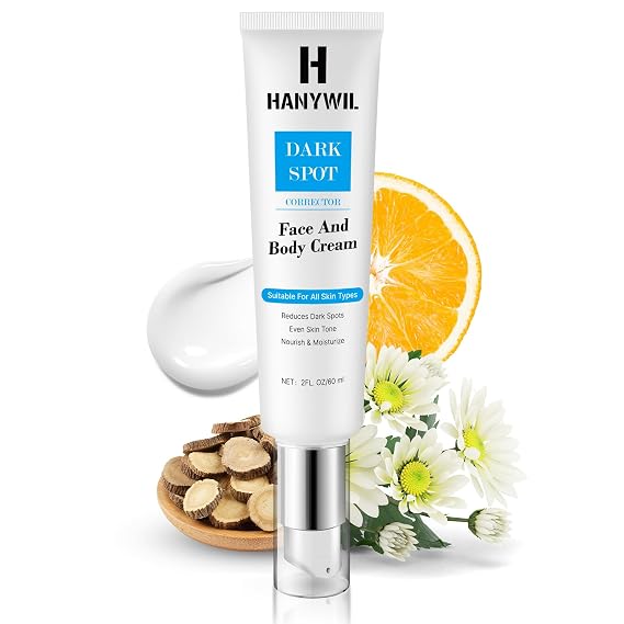 HANYWIL Dark Spot Remover for Face & Body Serum,Dark Spot Corrector Serum for Hyperpigmentation,Treatment for Sun Spots, Age Spots, Melasma, Dermatologist-Tested Skin Tone Evenser (2.0 Fl Oz)