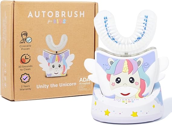 autobrush Kids U-Shaped Electric Toothbrush, ADA Accepted, Ages 9-12