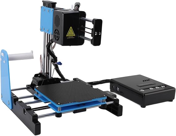3D Printer for Kids Beginners PLA Filament High Speed 3D Printing Machine for DIY Enthusiasts 100x100x100mm Printing Size Creating Medium TO of This Print Is Suitable (UK Plug)