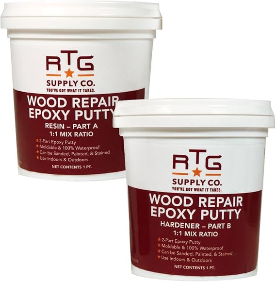 RTG Wood Repair Epoxy Putty (2-Pint Kit)