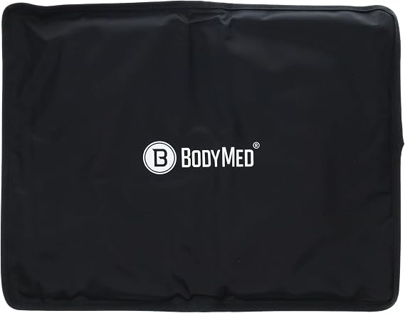 BodyMed Reusable Gel Ice Pack Cold Compress for Back, Shoulder, Neck, Knee - Professional Grade Cold Therapy for Injuries, Aches, Swelling, Bruises, Sprains - 14 in. x 11 in. (Standard)