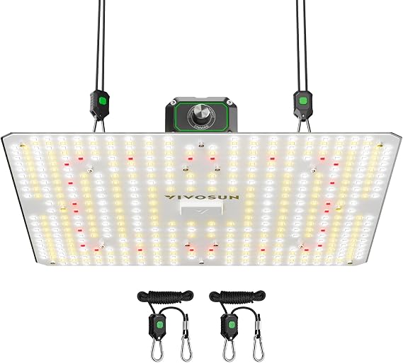 VIVOSUN LumaLight 150W LED Grow Light, Full Spectrum Plant Light, Smart Dimmable & High PPFD for Indoor Plants Seedling Vegetables Bloom, Fits 2.72.7/33 Grow Tents