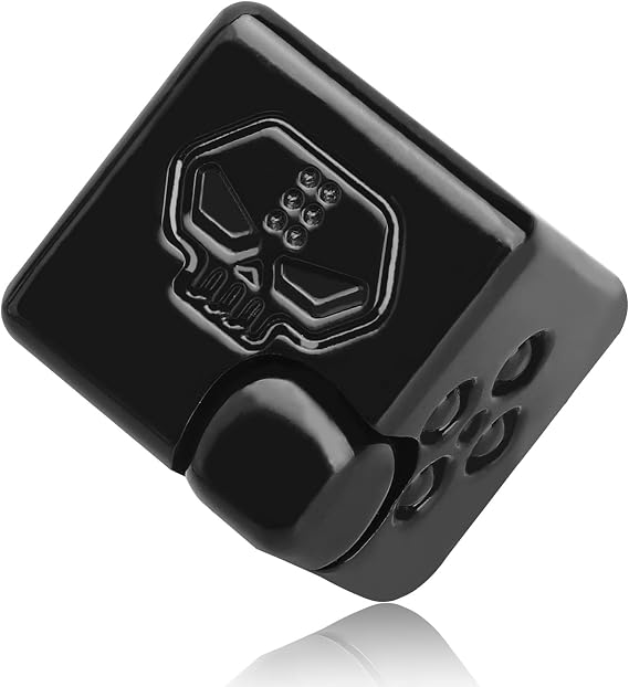 2-in-1 Metal Infinity Cube Spinner Fidget Toy for Adults Teens, Cool Magnetic Dice Puzzle Cube Desk Gadget, Gift for Men Boy Father (Black)