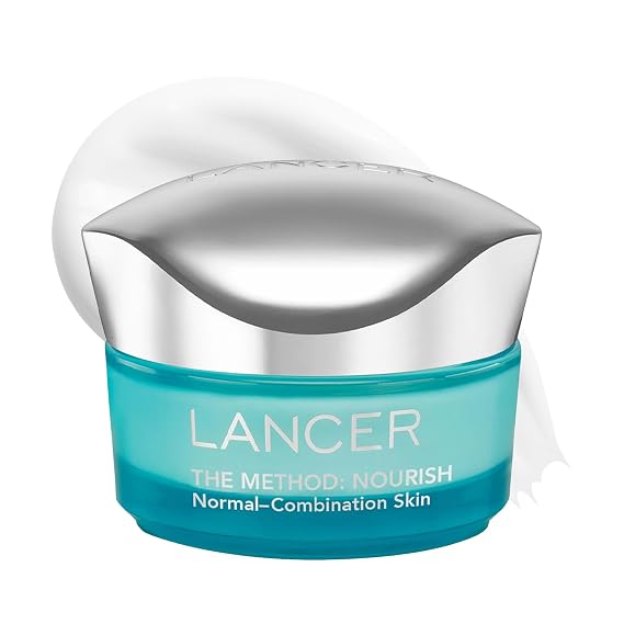 Lancer Skincare | The Method: Nourish Face Moisturizer | 1.7fl oz | Anti Aging Face Cream | Lightweight Hydration | Hyaluronic Acid | For Sensitive Dehydrated Skin | Dermatologist Developed