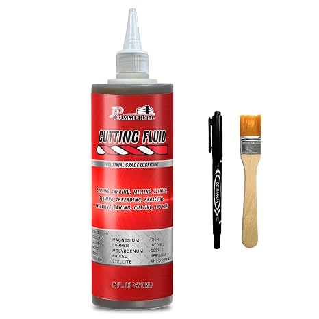 Cutting Fluid 16 OZ, Cutting, Tapping, and Drilling Lubricant for All Metals, Reduces Heat, Extends Tool Life & Improves Cutting Precision, for Drilling, Milling, Threading, and More