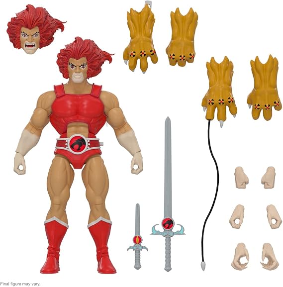 Super7 ULTIMATES! Thundercats Lion-O (Mirror) - 7" Thundercats Action Figure with Accessories Classic Cartoon Collectibles and Retro Toys