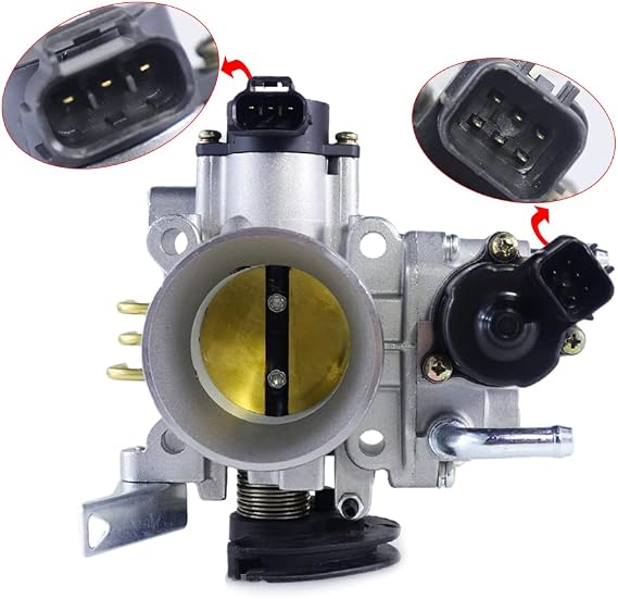 Throttle Body Valve Fit for Mitsubishi Lancer 2003 CS_A (2003-2015) For Saloon 1.6 L 4G18, Replace OEM # MR560120, MR560126, MN128888