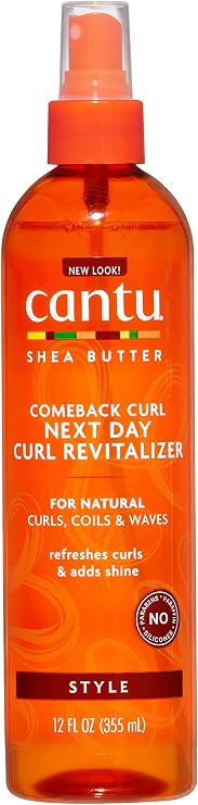 Cantu Comeback Next Day Curly Revitalizer, 12 Ounce Liquid