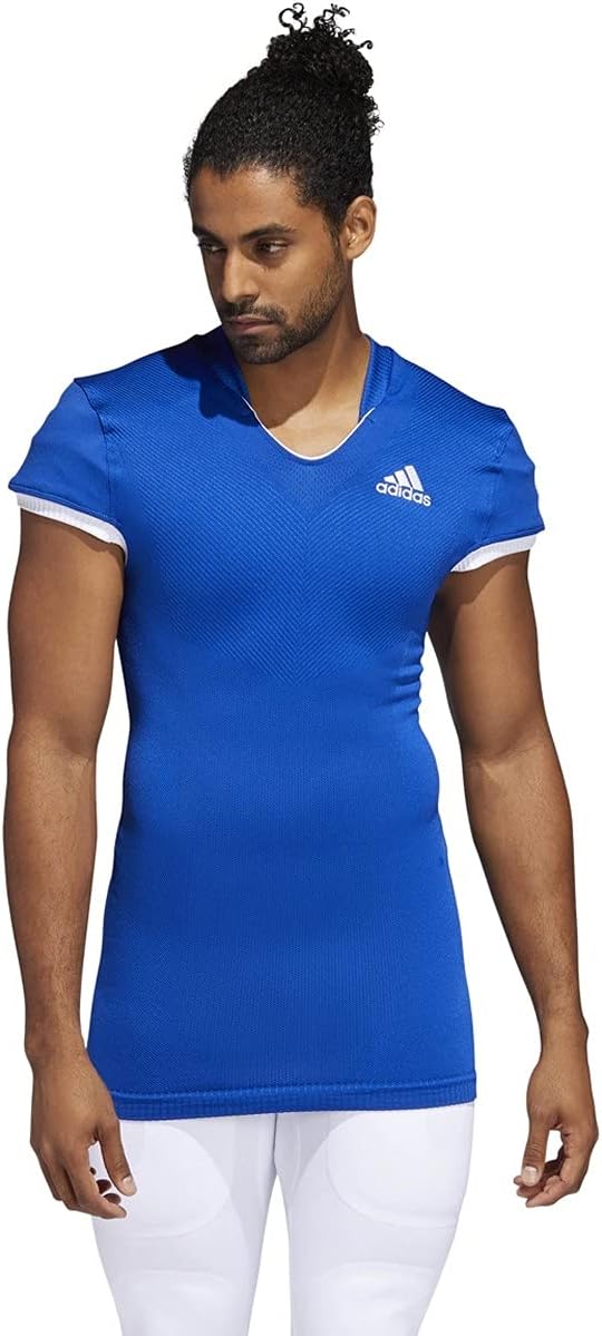 adidas Primeknit A1 Football Jersey - Men's Football M Collegiate Royal/White