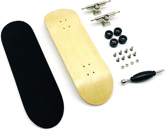 Mini Finger Skateboard, Tech Deck Fingerboard skateboard, Pro Finger Board with PU Non-slip Box, Pressure Reduction, for Kids, Office Workers, and Students